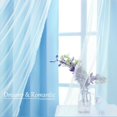 thumbnail image 4 of Cortinas SOFJAGETQ, 132 x 229 cm, doble capa, azul, 2 paneles, 4 of 8