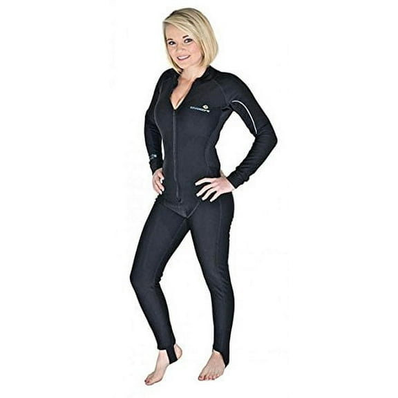 for Curvier Women of Average Height - New Women's LavaCore Trilaminate Polytherm Full Jumpsuit for Extreme Watersports (Size Large W)