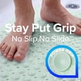thumbnail image 3 of SlipX Solutions Bathtub Mat Non Slip 39 x 16, Extra Long Bathroom Shower Mat, Suction Cups, 3 of 8