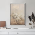 thumbnail image 4 of IDEA4WALL Framed Canvas Wall Art Industrial Botanical Pattern Illustrations Neutral Tone Print Abstract Forest Digital Art Relax/Calm Cool for Living Room, Bedroom, Office - White 16"x24", 4 of 5