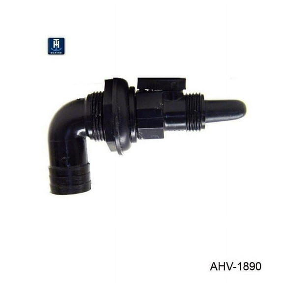 T-H Marine Supplies AHV-1890-DP 1.12 in. 90 Degree Spray Head, Black