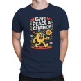 thumbnail image 2 of Give Peace a Chance Graphic Art Men's T-shirt, 2 of 3