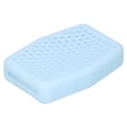 thumbnail image 4 of Funda de silicona suave para jabón, bolsa exfoliante, guante, depurador corporal para baño, cocina, azul claro, 4 of 14