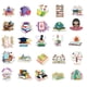 thumbnail image 3 of Paquete de pegatinas, material escolar, 50 unidades, bonitos artículos de papelería y libro, 3 of 3