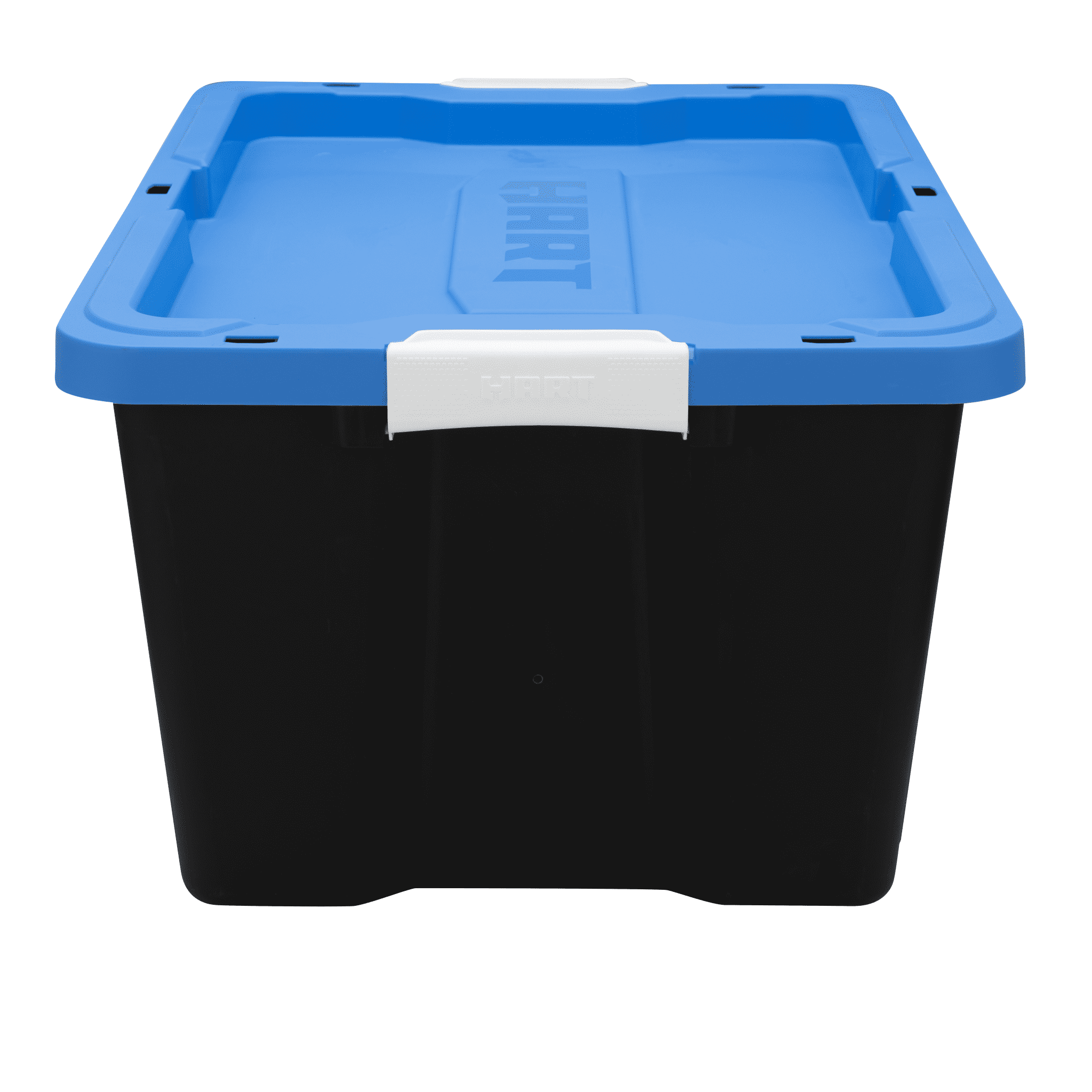 17 Gallon Heavy Duty Stackable Latching Plastic Storage Bin