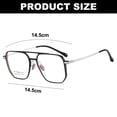 thumbnail image 2 of Gafas de bloqueo de luz azul para mujer/hombre, gafas retro de moda con montura grande, gafas para juegos de ordenador, 2 of 5