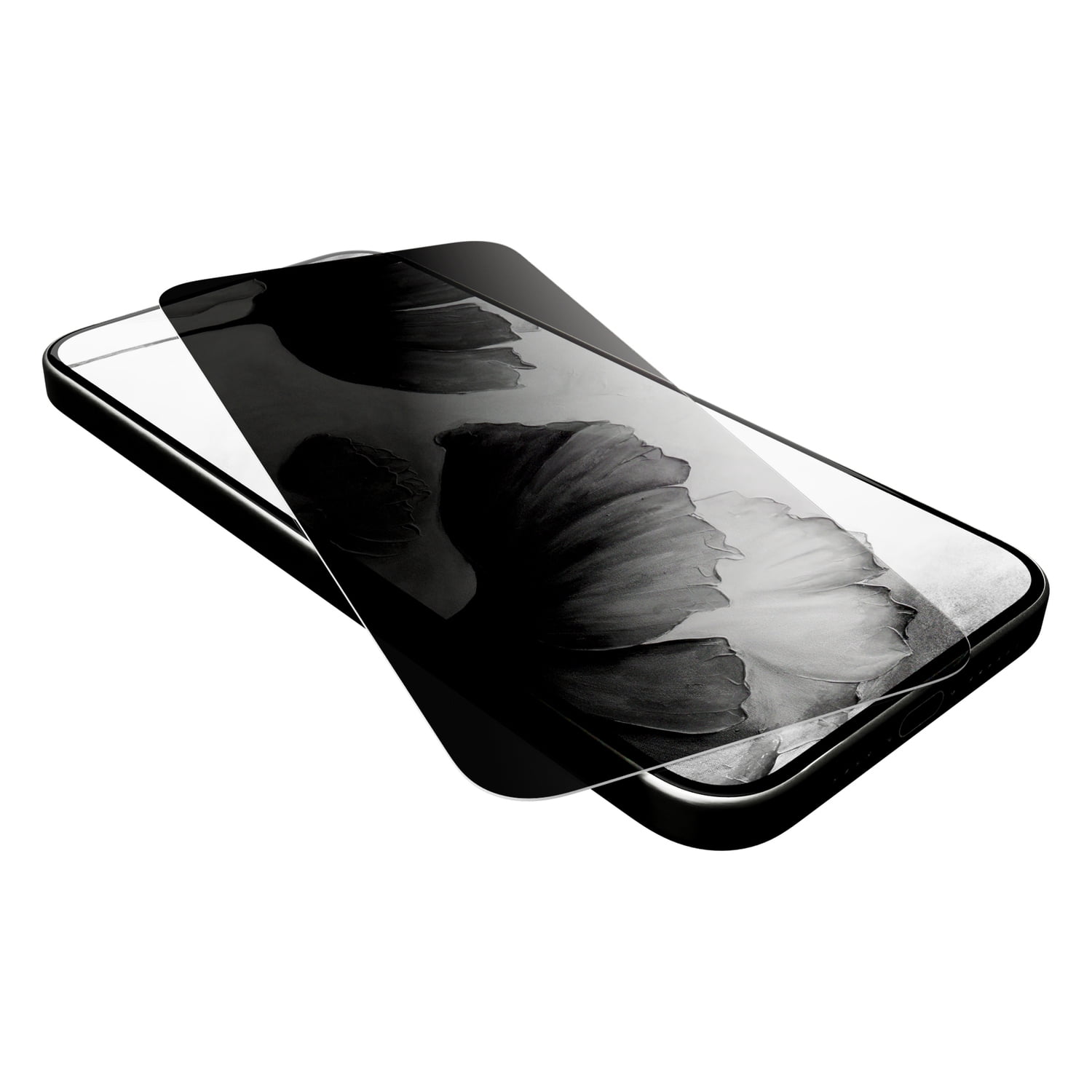 cellhelmet Privacy Tempered Glass for iPhone 16e/14/13/13 Pro with Alignment Tray, SP-120-C000