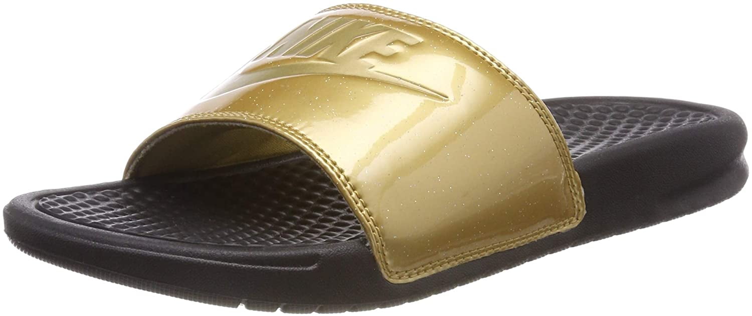 women's benassi just do it synthetic sandal