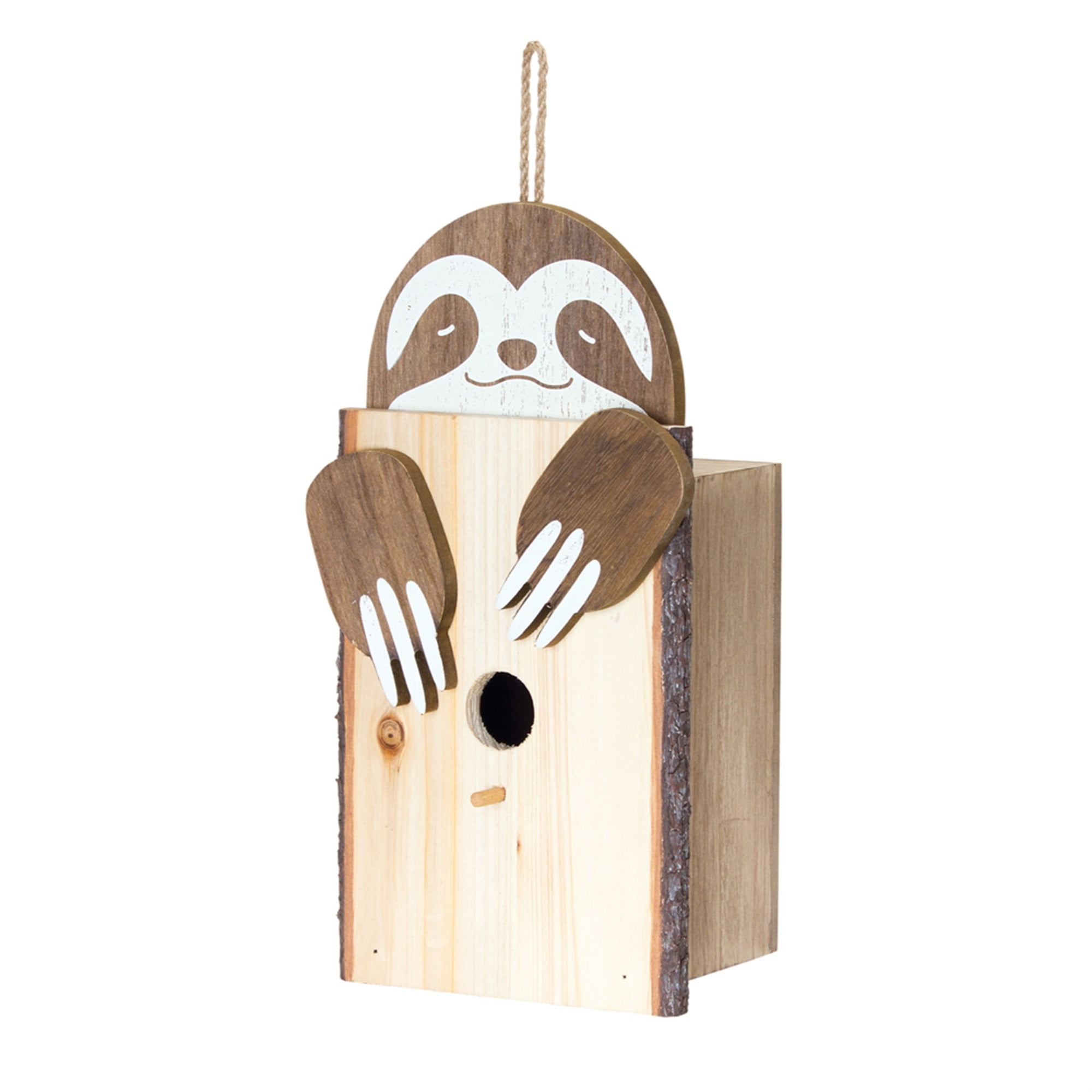 Sloth Birdhouse (Set of 2) 6.25" x 12"H MDF/Wood