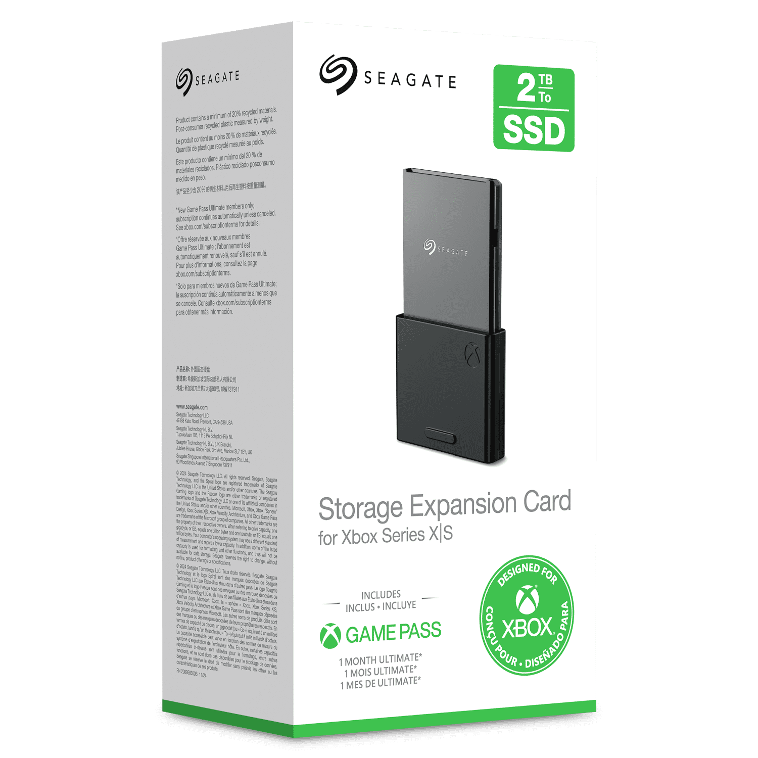 Seagate Storage Expansion Card for Xbox Series X|S, 2TB