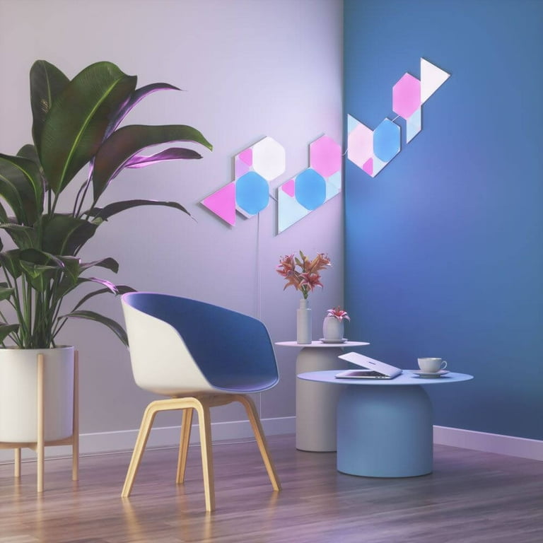 【Taka】nanoleaf shapes Nanoleaf Shapes LED Wall Lights, RGBW Smart Wall Panels with