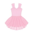 thumbnail image 5 of YONGHS Kids Girls Sleeveless Ballet Dance Dress Gymnastic Leotard 4-14, 5 of 7