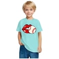thumbnail image 3 of HADST Kids' Print Cotton T-Shirts, Short Sleeve Crew Neck Casual Tops with Graphic, Trendy Sports Tees for Boys & Girls, 3 of 5