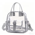 thumbnail image 4 of Bolso bandolera transparente – Bolso de hombro transparente tipo gelatina para ir al trabajo, salidas informales y uso diario., 4 of 5