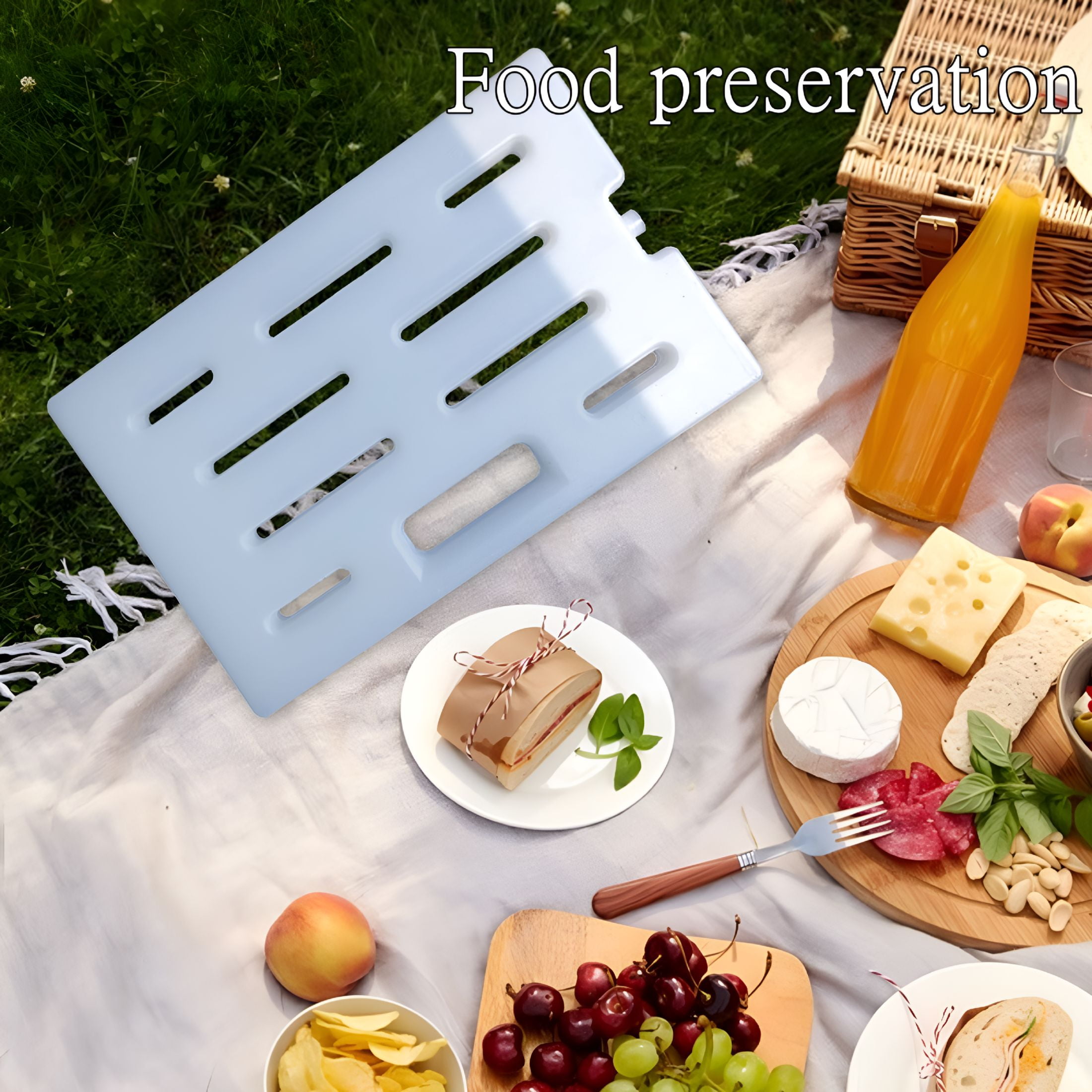 ACDANC Extra Large Ice Pack For Lunch Box - Reusable Long Lasting Cold Freezer Packs For Coolers,Beach Bags,Large Lunch Bags&Totes To Keep Food Fresh