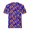 thumbnail image 5 of Virmaxy Haut Décontracté Halloween Imprimé Manches Courtes Col Rond Violet m pour Femmes 2024, 5 of 5