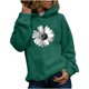 thumbnail image 1 of Sudaderas con capucha informales para mujer, sudadera con estampado de girasol, suéter con capucha Pompotops  gfhjh5942, 1 of 9