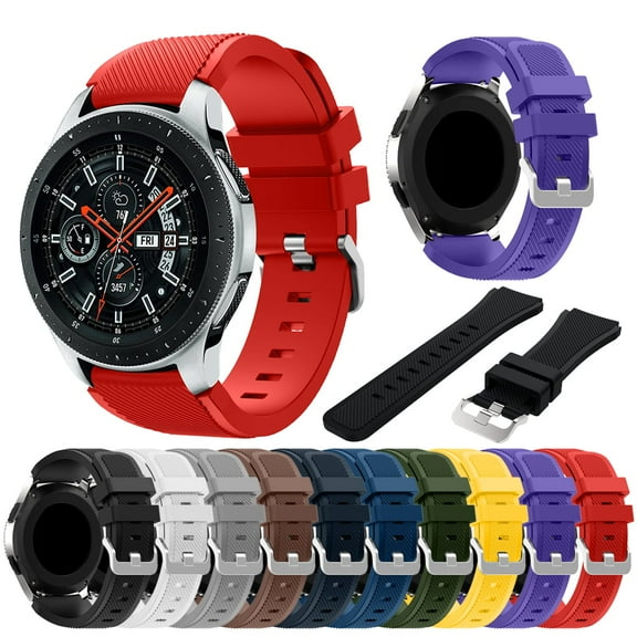 LNGOOR Suitable for Samsung galaxy watch s3/46mm silicone strap sports watch with silicone wristband