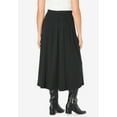 thumbnail image 2 of Woman Within Plus Size Ponte Knit A-Line Skirt, 2 of 3