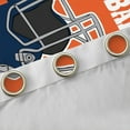 thumbnail image 4 of Erosebridal American Football City Curtains for Living Room,Denver Blackout Curtains Set of 2(38x54),Blue Rugby Helmet Curtains and Drapes(38x54) For Boys,Lightweight Room Decoration, 4 of 6