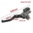 thumbnail image 5 of 22mm Motorcycle Hydraulic Clutch Kit Brake Master Cylinder Kit For Honda Yamaha Kawasaki Suzuki Dirt Bike Sport Bike Scooter, 5 of 5