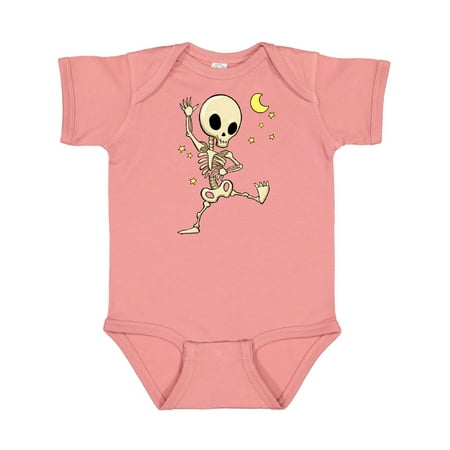 

Inktastic Cute Dancing Skeleton Gift Baby Boy or Baby Girl Bodysuit