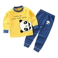 thumbnail image 4 of UAYOTSE boys Pajamas Toddler Pjs Set Cotton Kids Sleepwear 2 Piece Child Clothes Size 2-12 Years Sleepwear Pajamas,Sizes 6-12 Months, 4 of 4