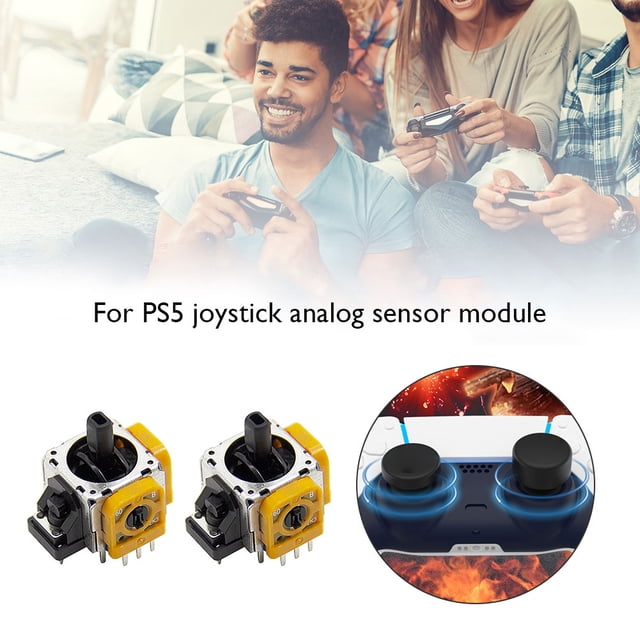 1 par de piezas de reparación de repuesto de Gamepad de módulo de Sensor de Joystick analógico 3D para Sony Play Station 5 PS5 Controller FLhrweasw Nuevo