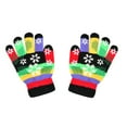thumbnail image 2 of Winter Cute Warm Full Finger Gloves Snow Print Mittens for Kids Baby Boy Girl, 2 of 8