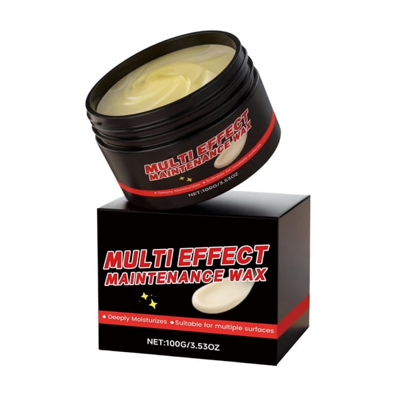 Wood Floor Care Wax 100g Multi-Effect Polish and Protector for Daily Maintenance and Shine Restoration on Finished Wood Surfaces