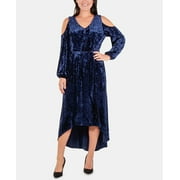 NY Collection - Cold-Shoulder Dress - Petite - PET/LRG