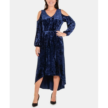 NY Collection - Cold-Shoulder Dress - Petite - PET/LRG