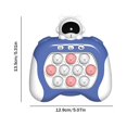 thumbnail image 3 of Juego Rápido De Empuje Pop Push Bubble Fidget Reaction Ability Stress Relieve para niños Regalos (Azul), 3 of 7