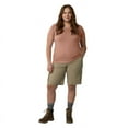thumbnail image 5 of Dickies Women's Plus Cooling Short Sleeve Pocket T-Shirt, Cork Single Dye Heather, 3PS, 5 of 5