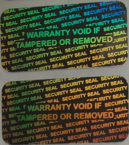 1000 Security Seal Hologram silver Tamper Evident Warranty Labels Stickers 15mm x 30mm Dealimax Brand