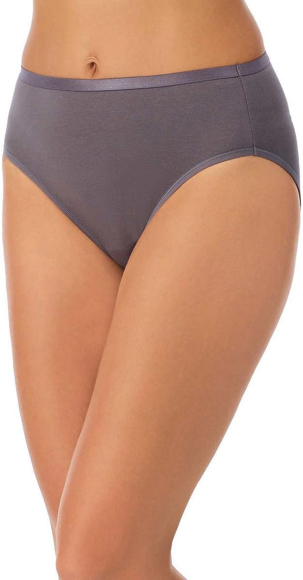 Carole Hochman Midnight Women's Super Soft Cotton Hi-Cut Panties 8-Pack, Small