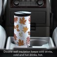 thumbnail image 5 of Highland Home "Fall Leaves" 17 oz. Double Wall Stainless Steel Tumbler w/Lid, 5 of 6