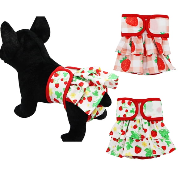 Bobasndm Washable Dog Diapers,Leak-Free Reusable Diapers for Dogs - Highly Absorbent Diapers for Dogs and Females