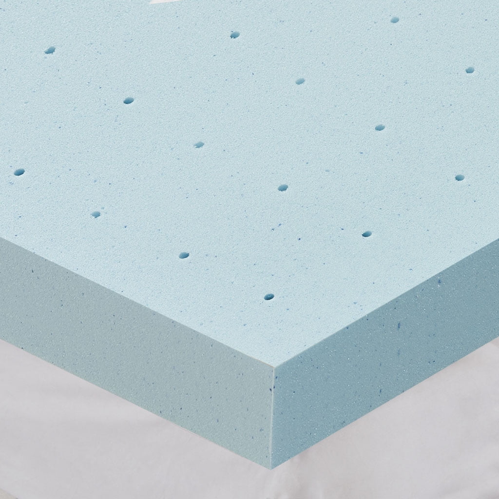3" Cooling Gel Memory Foam Mattress Topper with Removable Cooling Cover
