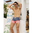 thumbnail image 2 of COOFANDY Men's Bathing Suit 3 inch Square Leg Swim Trunks Poly Training Suit Board Short, 2 of 5