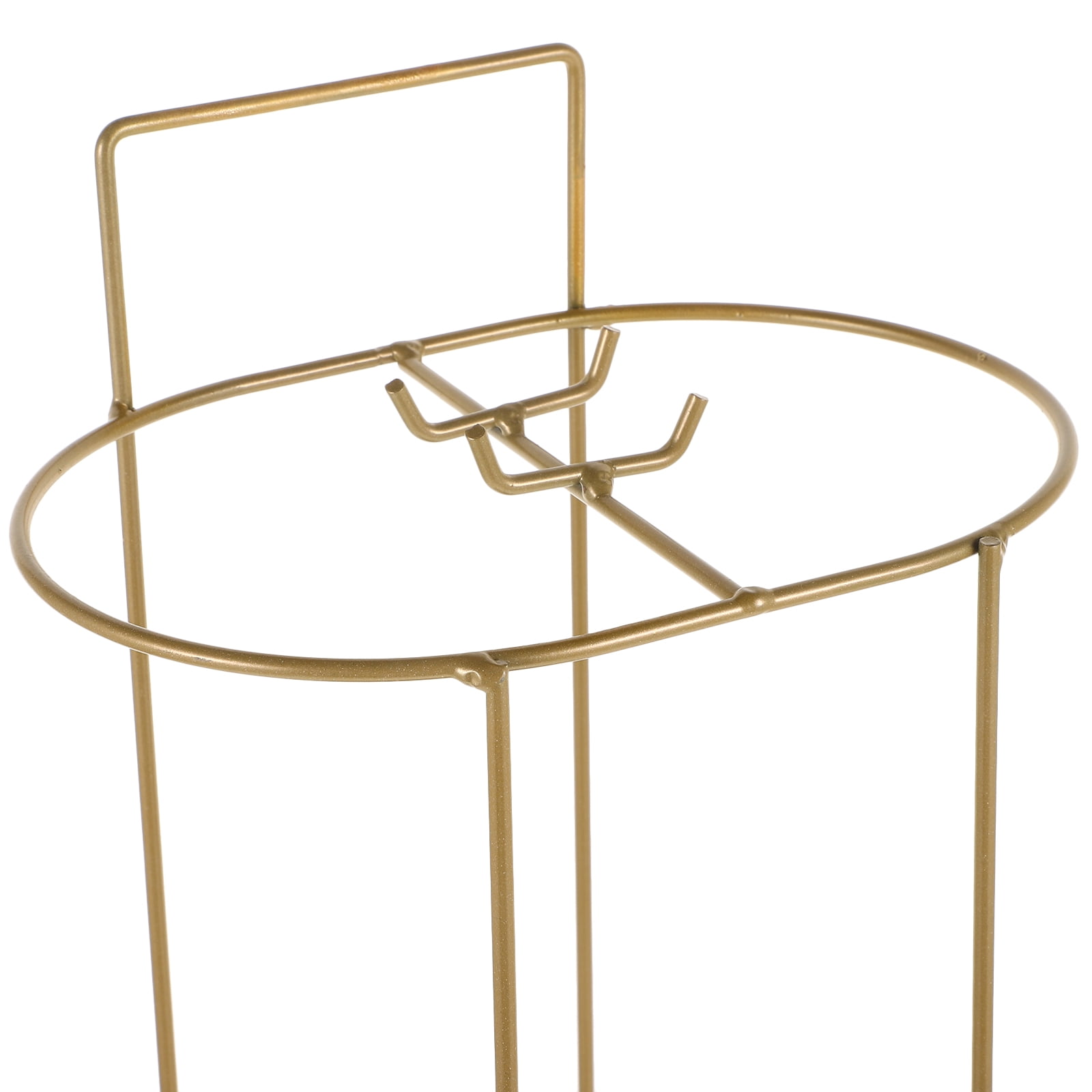 Golden Iron Umbrella Stand Holder for Home Entryway Porch Decor Fits Any Room
