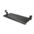 thumbnail image 2 of Extra-Wide Desk Clamp Keyboard Tray / Large keyboard surface 27.5" x 12.2" / Sturdy metal clamp fits desk thickness of 1.5" / Smooth sliding rail design for easy access, 2 of 5