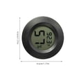 thumbnail image 2 of BESTYASH 7Pcs and Humidity Gauge for Reptile Tanks Black Compact Design, 2 of 8