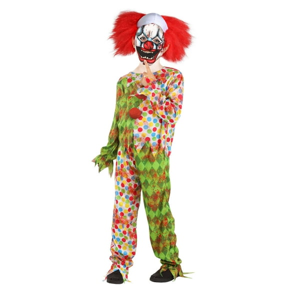 Kid's Creepy Masked Clown Costume