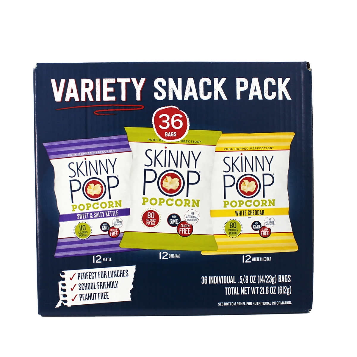 SkinnyPop Popcorn, Variety, 36-count
