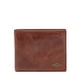 thumbnail image 1 of Cartera Fossil Ryan de Cuero con Bloqueo RFID, Billetera Plegable Marrón Oscuro, 1 of 3