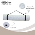 thumbnail image 5 of Athletic Works 68x24 Inch 5mm Marble TPE Yoga Mat with Carry Strap, 5 of 11
