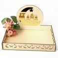 thumbnail image 6 of Wooden Eid Mubarak Party Ramadan Party Food Service Tableware Dessert Pastry Tray Display Stand Decoration, 6 of 6