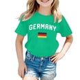 thumbnail image 2 of Otqutp Kids School Tops German T Shirt 2024 Soccer Girls' T Shirt Summer Casual Top Fashion Printed Shirt Sports Casual T Shirts, 2 of 4