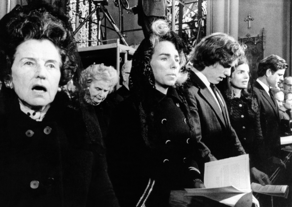 Kennedy Family Members At The Funeral Of Cardinal Richard Cushing. L-R Rose  Kennedy Mrs. Ethel Kennedy Joseph P. Kennedy Iii History (36 x 24) -  Walmart.com